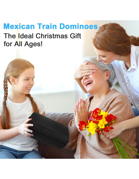 Juego de Dominó Mexicano BATURU 91 Fichas con Estuche Juego de Dominó Mexicano BATURU 91 Fichas con Estuche