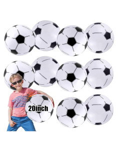 Chivao 12 Pelotas Inflables de Playa Fútbol 50.8 cm