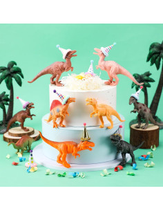 18 Piezas Decoración Fiesta Cumpleaños Dinosaurio Colingmill 2