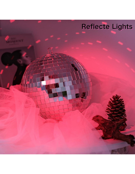 Bola de Espejo Disco Grande 25.4 cm - Decoración Fiesta