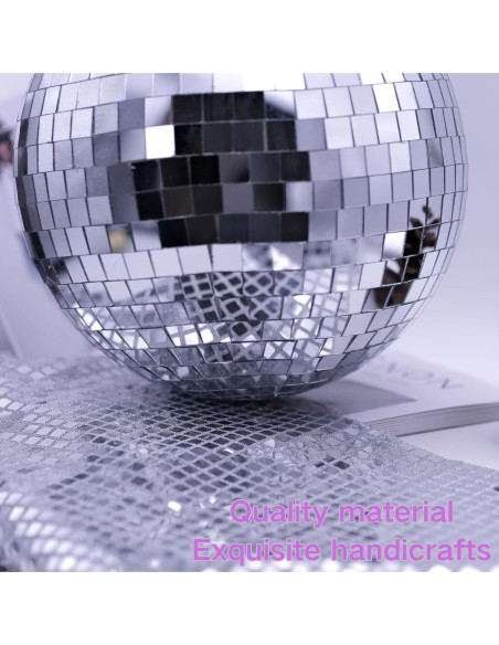 Bola de Espejo Disco Grande 25.4 cm - Decoración Fiesta