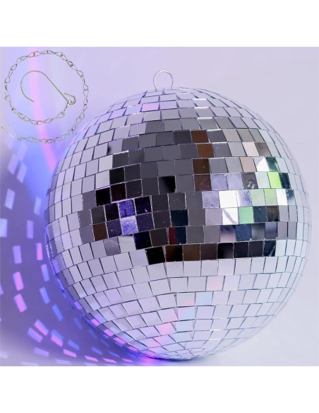 Bola de Espejo Disco Grande 25.4 cm - Decoración Fiesta