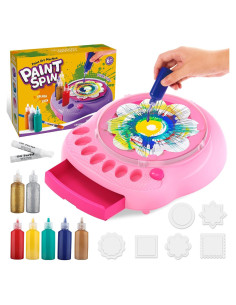 Kit de Pintura Giratoria TingingYuli para Niños 6-10 Años