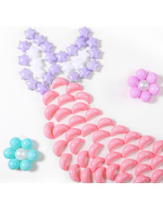 Bolas de Piscina GOGOSO 100PCS Estrellas y Lunas Colores 2