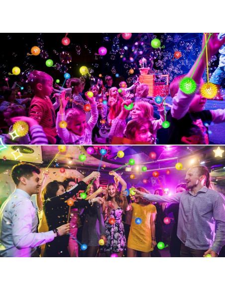 36 Pelotas Iluminadas SHQDD 6 Colores 6.5 cm Juguetes