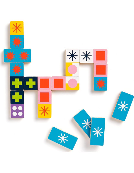 Juego de Dominó Galison Jonathan Adler Helinski 28 Piezas