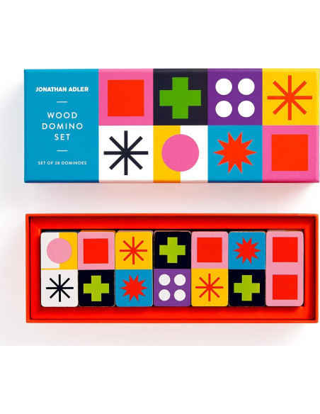 Juego de Dominó Galison Jonathan Adler Helinski 28 Piezas