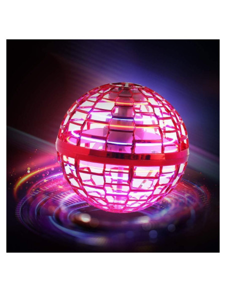 Bola Voladora Hoofun Globo Cósmico LED Rojo 8.5cm