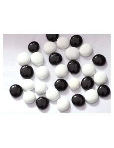 Piedra de gema de vidrio Liying 0,91 kg canicas planas decorativas