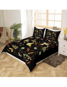 Juego de Funda de Edredón Castle Fairy King 3Pcs Hojas 2