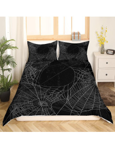 Juego de Funda de Edredón Queen Castle Fairy Tela Araña 2