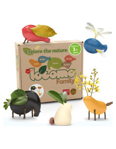 Figuras de Juego Educativas Taksa Toys 5 Animales de Madera