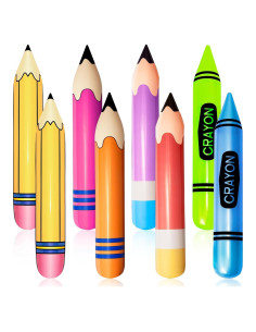 Juego de 8 Globos Inflables Denylo Pro Decoración Escolar