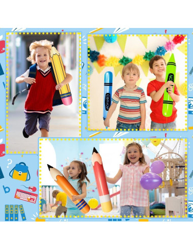 Juego de 8 Globos Inflables Denylo Pro Decoración Escolar