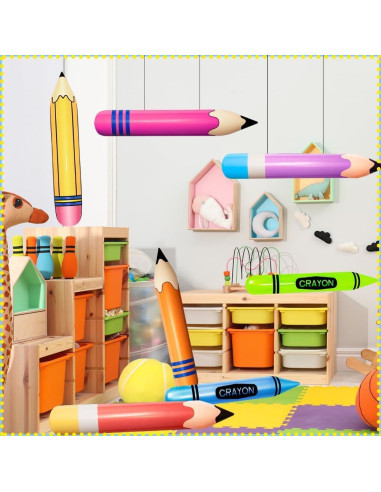 Juego de 8 Globos Inflables Denylo Pro Decoración Escolar