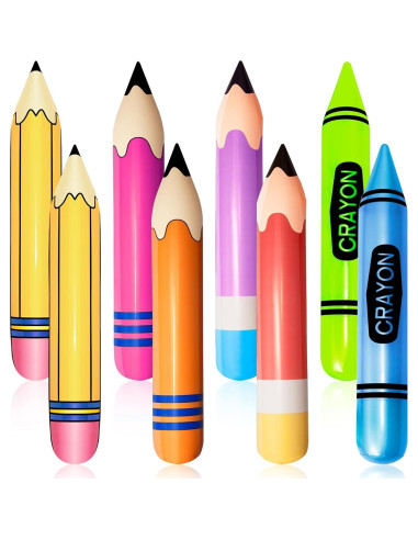 Juego de 8 Globos Inflables Denylo Pro Decoración Escolar