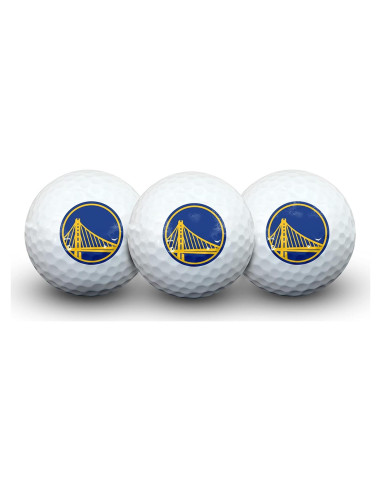 Paquete de 3 pelotas de golf Team Effort NBA Warriors