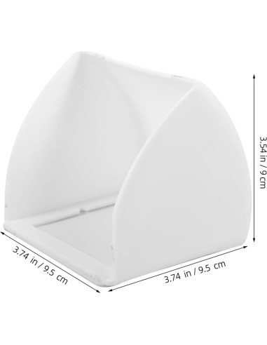 Cubierta de Enchufe Impermeable Angoily para Exterior Blanco