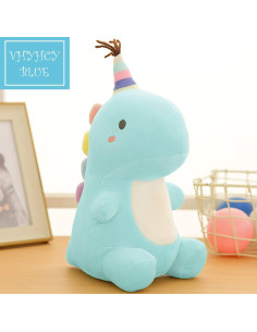 Juguete de Peluche Dinosaurio VHYHCY Azul 50 cm Suave 2