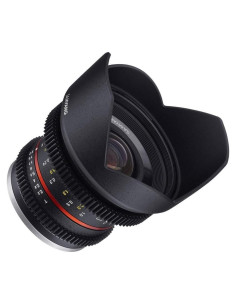 Lente de Cine Samyang 12mm T2.2 VDSLR para Fuji X