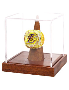 Estuche de Exhibición de Anillos MAZHOR, Acrílico y Madera