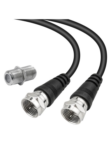 Cable Coaxial de Extensión 4.57m Leadsign con Acoplador F-Type