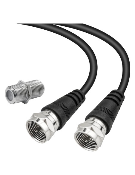 Cable Coaxial de Extensión 4.57m Leadsign con Acoplador F-Type