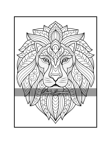 100 Animals: An Adult Coloring Book with Lions, Elephants, Owls, Horses, Dogs, Cats, and Many More!