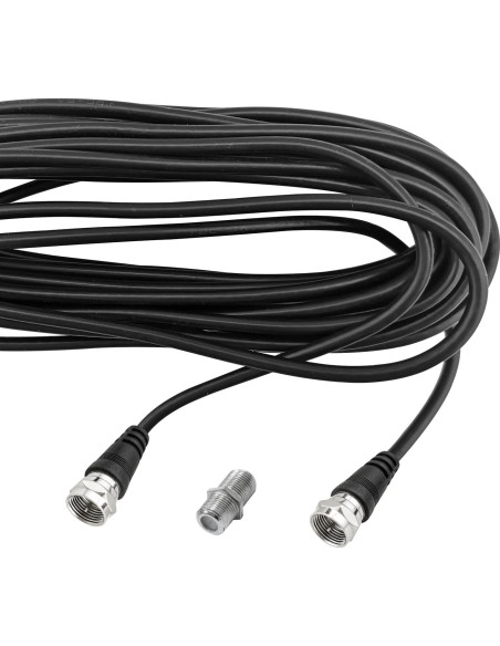 Cable Coaxial de Extensión 4.57m Leadsign con Acoplador F-Type