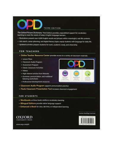 Oxford Picture Dictionary Third Edition: Monolingual Dictionary