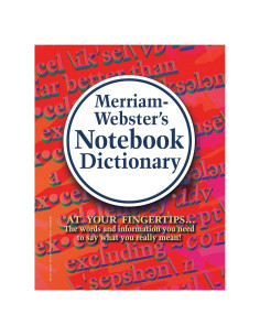 Merriam-Webster's Notebook Dictionary - Designed for Students - Fits in a 3-ring Binder