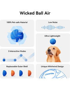 Bola Interactiva Cheerble Malvada AIR para Perros Grandes 2