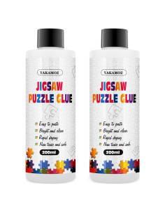 Pegamento para Rompecabezas YAKAMOZ 400ml No Tóxico Secado Rápido