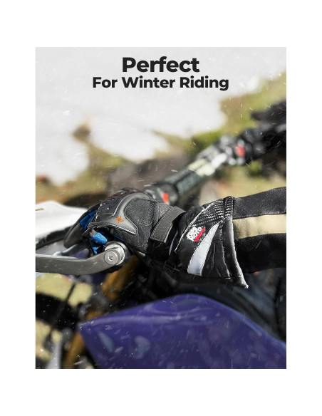 Guantes de Moto KEMIMOTO Invierno X-Large Impermeables