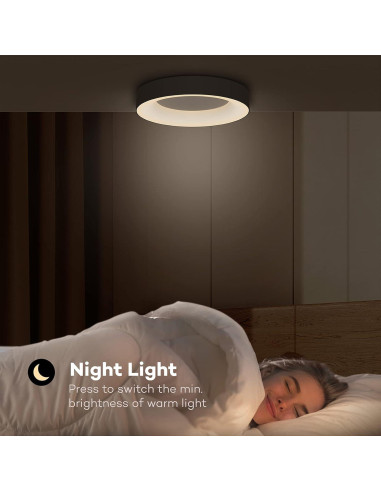 Luz de Techo Empotrada RGB Annaror 28 cm 24W Control Remoto