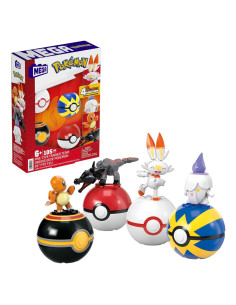 Set de Juguetes de Construcción MEGA Pokémon Fuego 105 Piezas