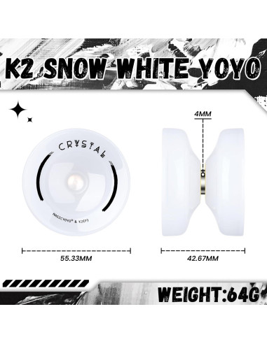 Yoyo Magic Yoyo K2 Responsivo para Niños + Guante y Cuerdas