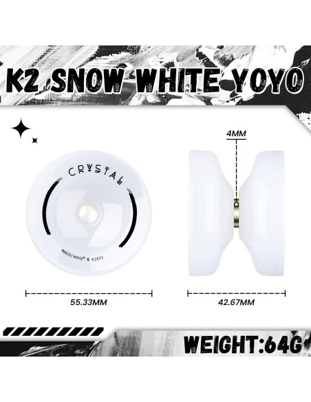 Yoyo Magic Yoyo K2 Responsivo para Niños + Guante y Cuerdas