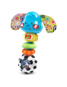 Sonajero Interactivo VTech Perrito 5.1x13.5cm para Bebés