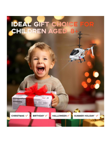 Helicóptero RC SYMA S107H con Giroscopio y Control Estable