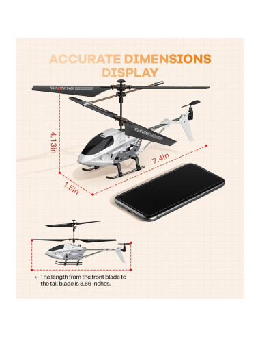 Helicóptero RC SYMA S107H con Giroscopio y Control Estable