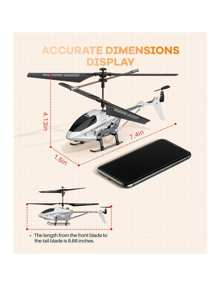 Helicóptero RC SYMA S107H con Giroscopio y Control Estable