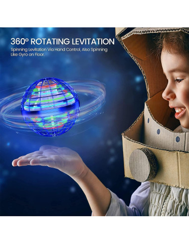 Bola Voladora TOMZON A32-B USB LED RGB Juguete para Niños