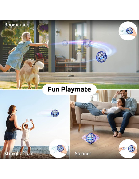 Bola Voladora TOMZON A32-B USB LED RGB Juguete para Niños