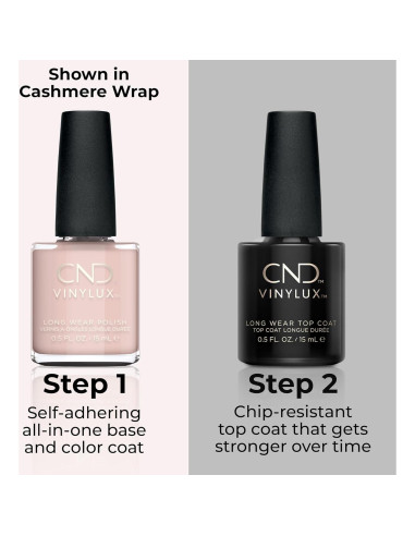 Esmalte de Uñas CND Vinylux 15 ml Nude Brillo Larga Duración