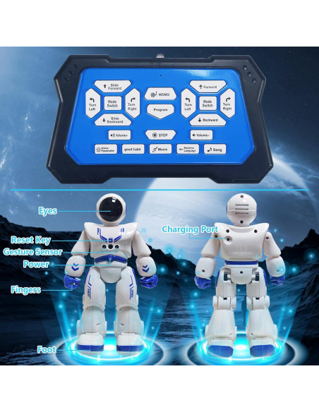 Robot RC Programable Inteligente Cargooy NO.822 Azul Robot RC Programable Inteligente Cargooy NO.822 Azul