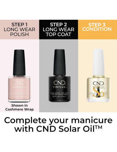 Esmalte de Uñas CND Vinylux 15 ml Nude Brillo Larga Duración