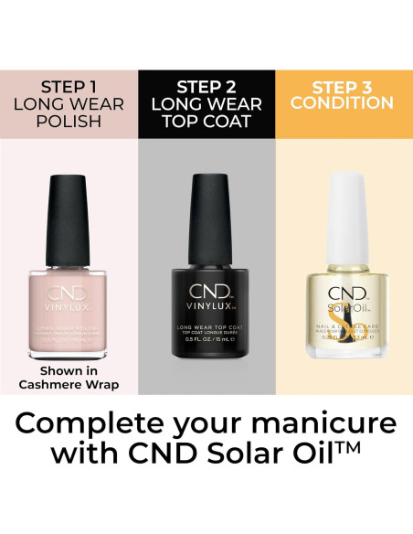 Esmalte de Uñas CND Vinylux 15 ml Nude Brillo Larga Duración