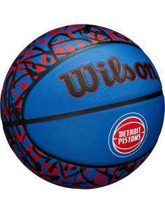 Balón de Baloncesto Graffiti Wilson NBA Detroit Pistons 29.5 cm 2
