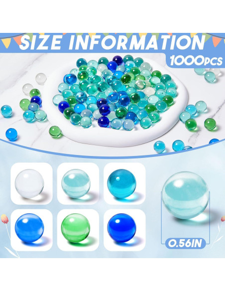 Canicas Ojos de Gato Sotiff 1000 Piezas 1.40 cm Multicolor